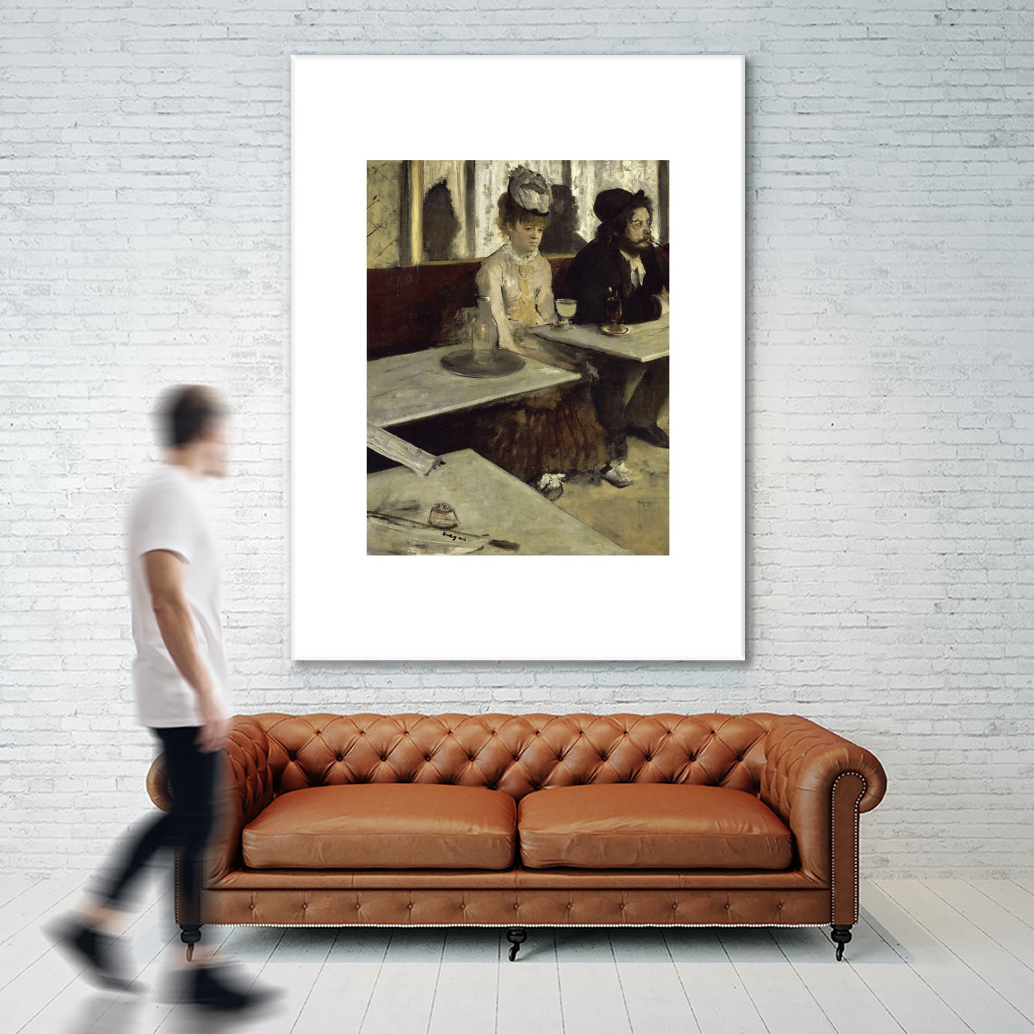 In a CafeI No.2 by Edgar Degas on GIANT ART - 5906 illustration