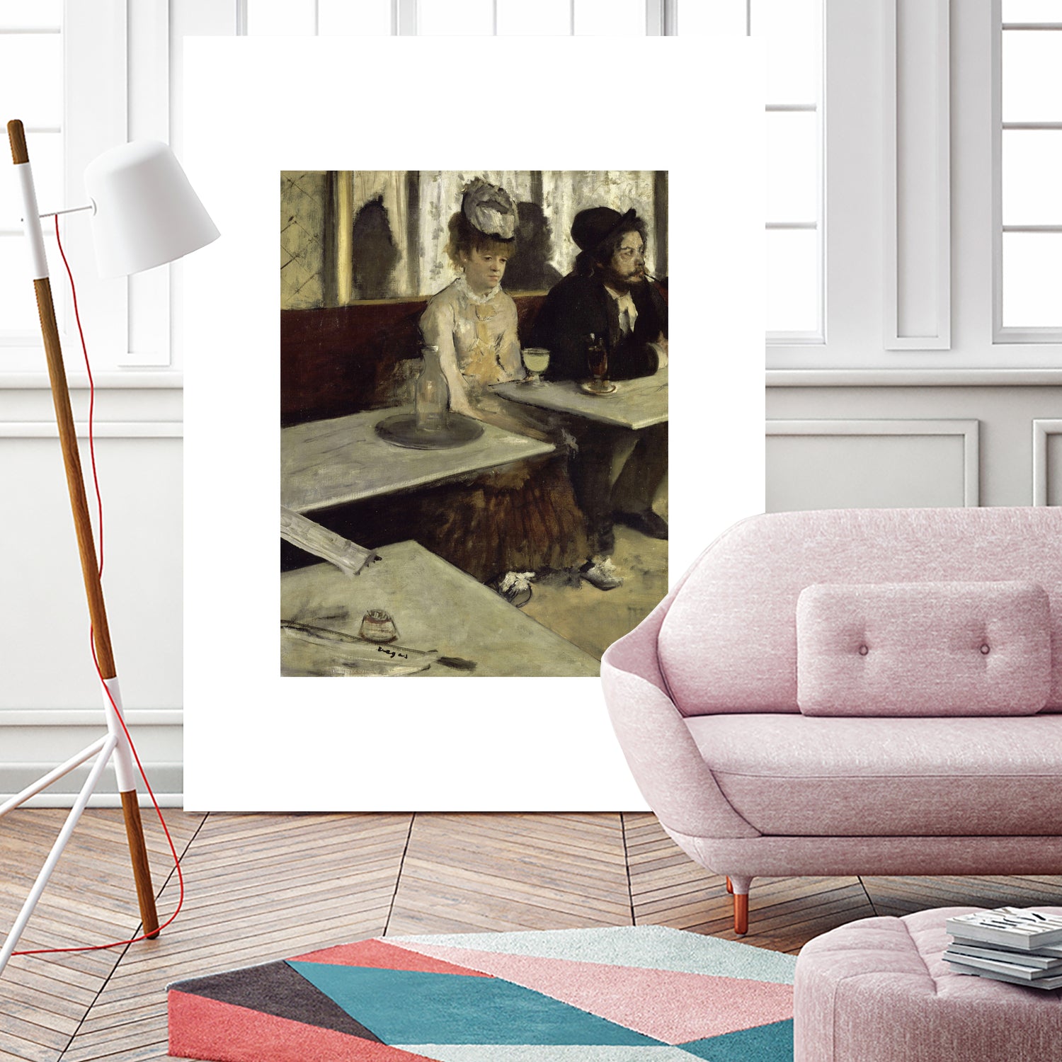 In a CafeI No.2 by Edgar Degas on GIANT ART - 5906 illustration