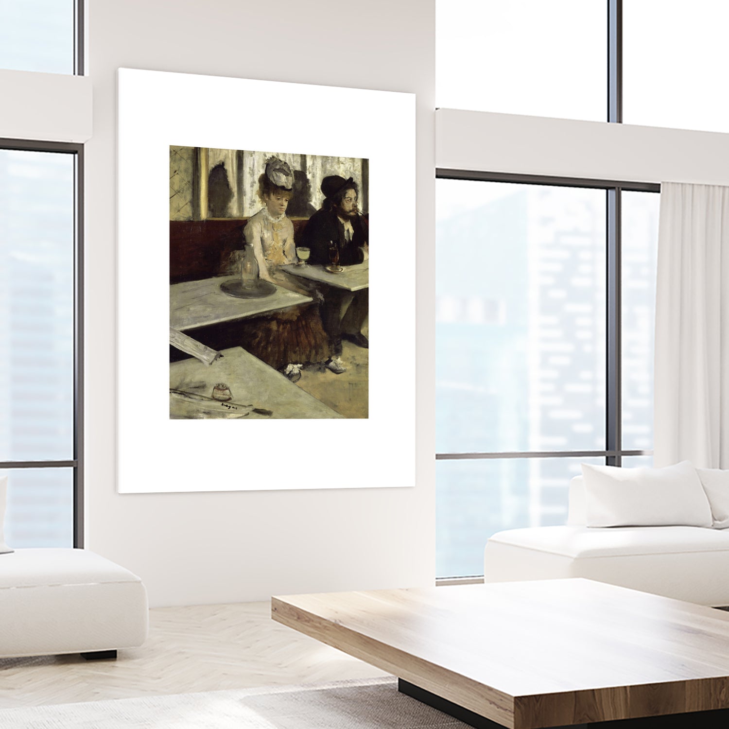 In a CafeI No.2 by Edgar Degas on GIANT ART - 5906 illustration