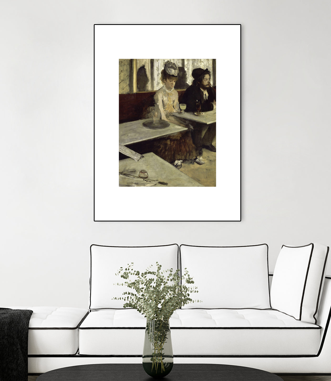 In a CafeI No.2 by Edgar Degas on GIANT ART - 5906 illustration