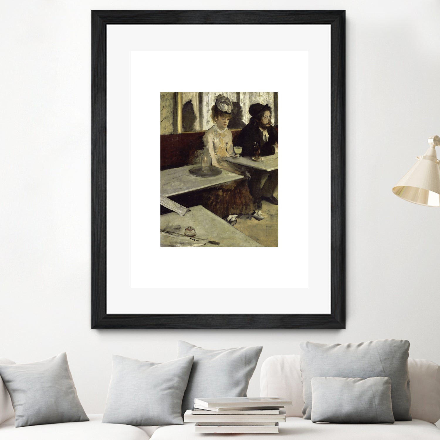 In a CafeI No.2 by Edgar Degas on GIANT ART - 5906 illustration