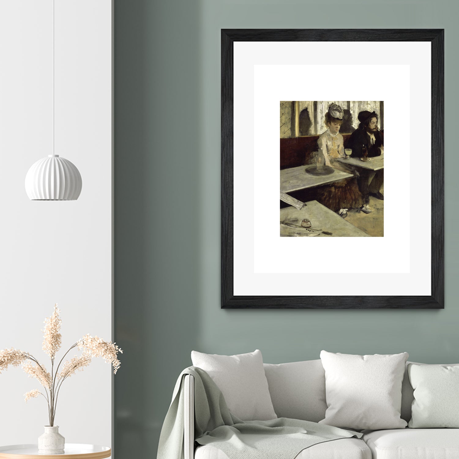 In a CafeI No.2 by Edgar Degas on GIANT ART - 5906 illustration