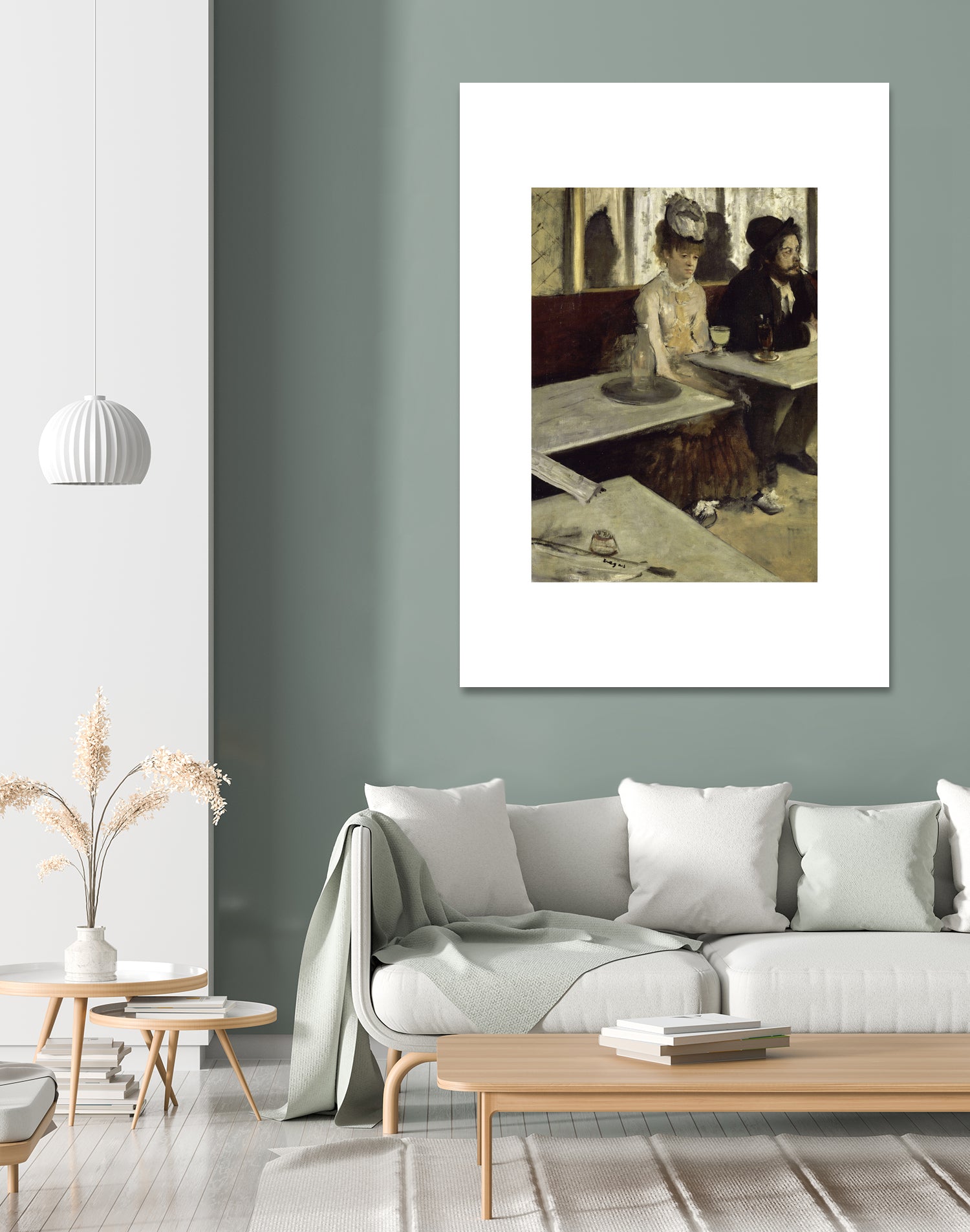 In a CafeI No.2 by Edgar Degas on GIANT ART - 5906 illustration