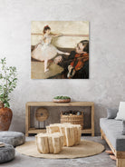 The Dance Lesson by Edgar Degas on GIANT ART - 3543 illustration