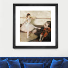 The Dance Lesson by Edgar Degas on GIANT ART - 3543 illustration