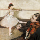 The Dance Lesson by Edgar Degas on GIANT ART - 3543 illustration