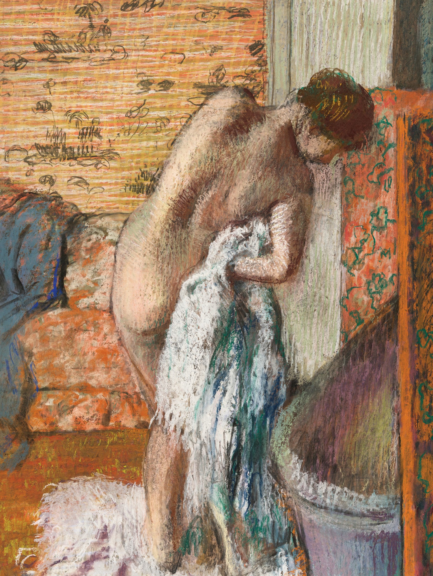 Naked Lady by Edgar Degas on GIANT ART - 5906 illustration