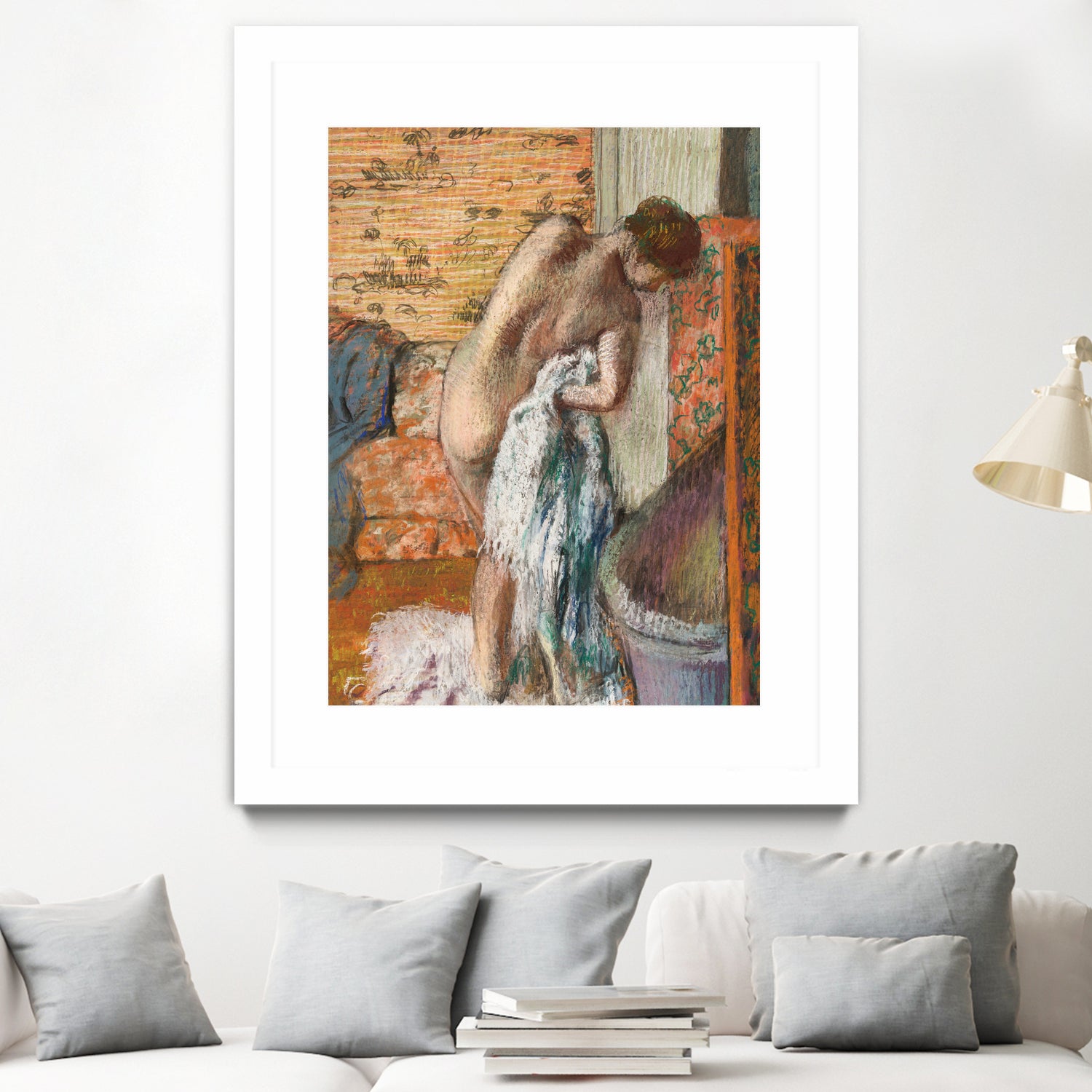 Naked Lady by Edgar Degas on GIANT ART - 5906 illustration