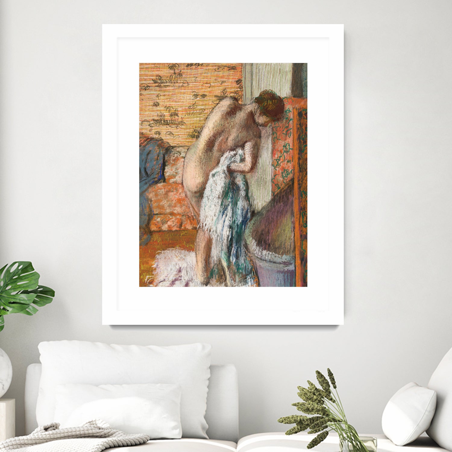 Naked Lady by Edgar Degas on GIANT ART - 5906 illustration