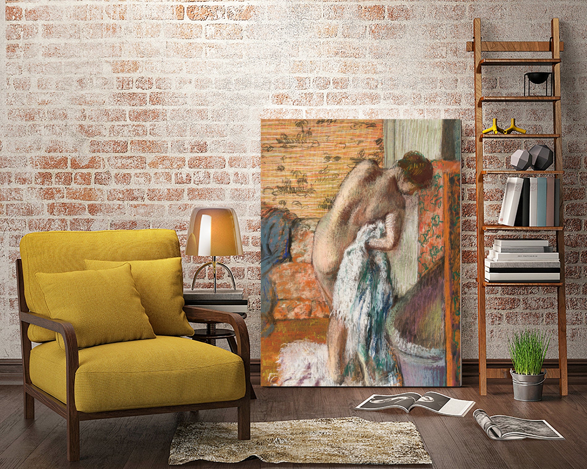 Naked Lady by Edgar Degas on GIANT ART - 5906 illustration
