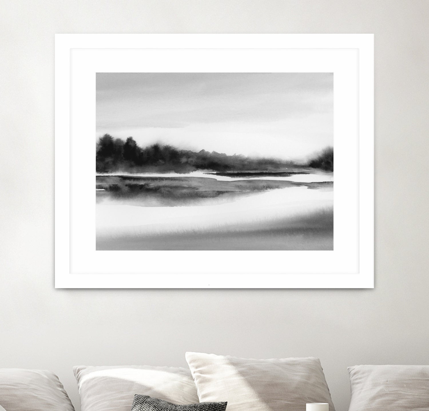 Riverstidei 32x40 by Rachel Elise on GIANT ART - black and white nature and landscapes black and white