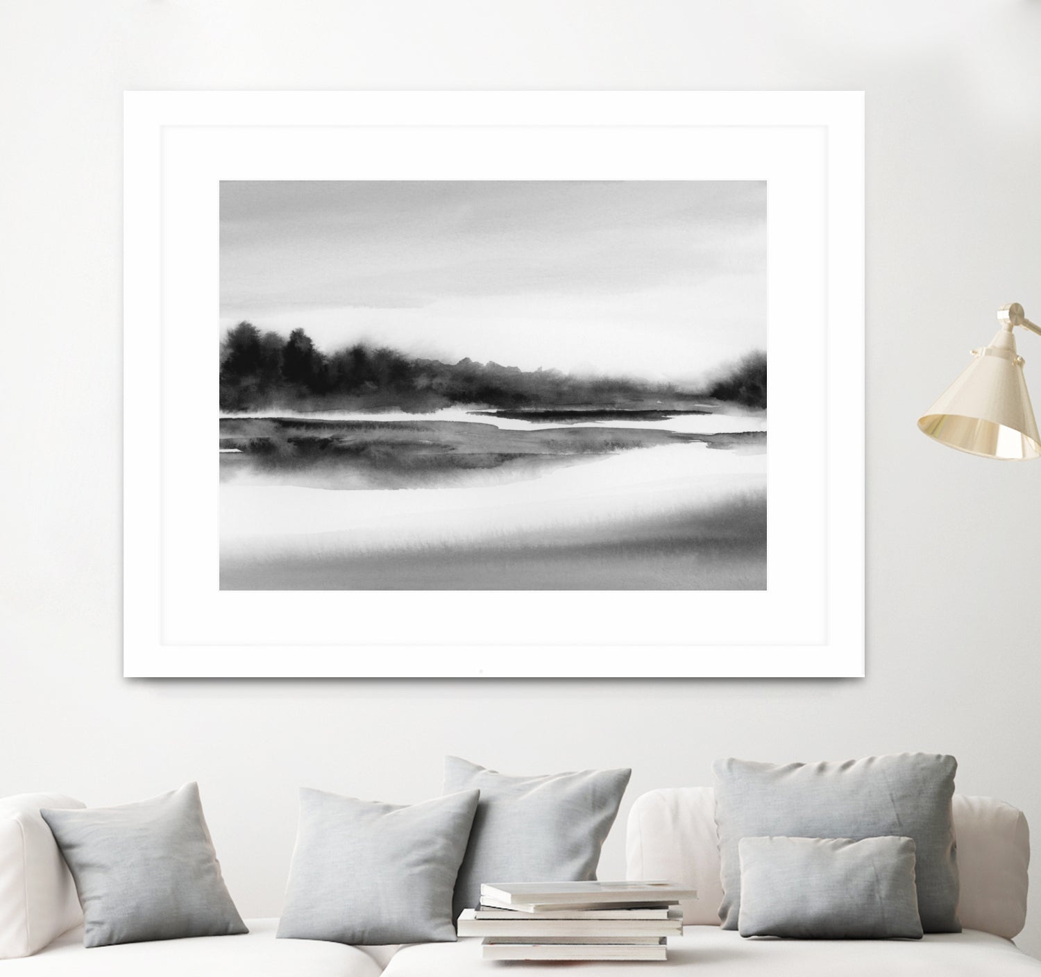 Riverstidei 32x40 by Rachel Elise on GIANT ART - black and white nature and landscapes black and white