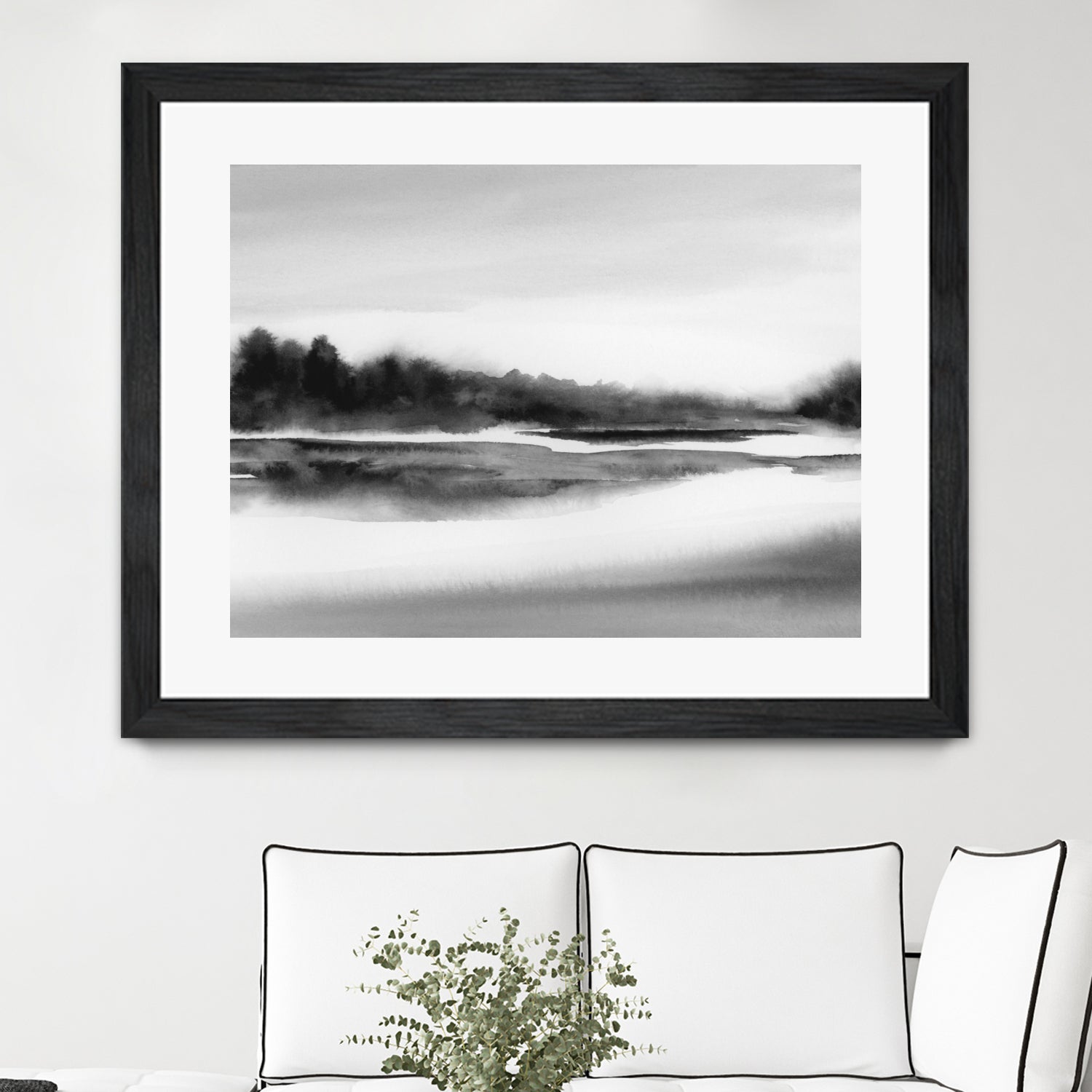 Riverstidei 32x40 by Rachel Elise on GIANT ART - black and white nature and landscapes black and white