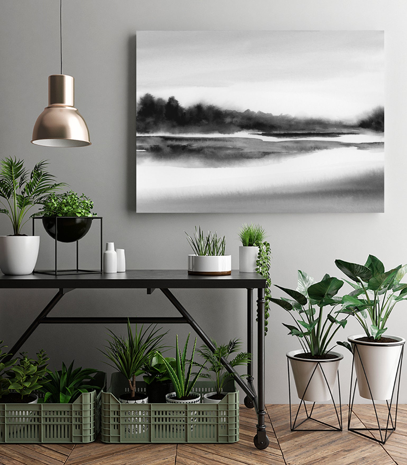 Riverstidei 32x40 by Rachel Elise on GIANT ART - black and white nature and landscapes black and white