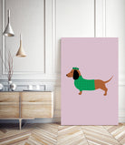 Dachshund by Maren Gross on GIANT ART - animals dog