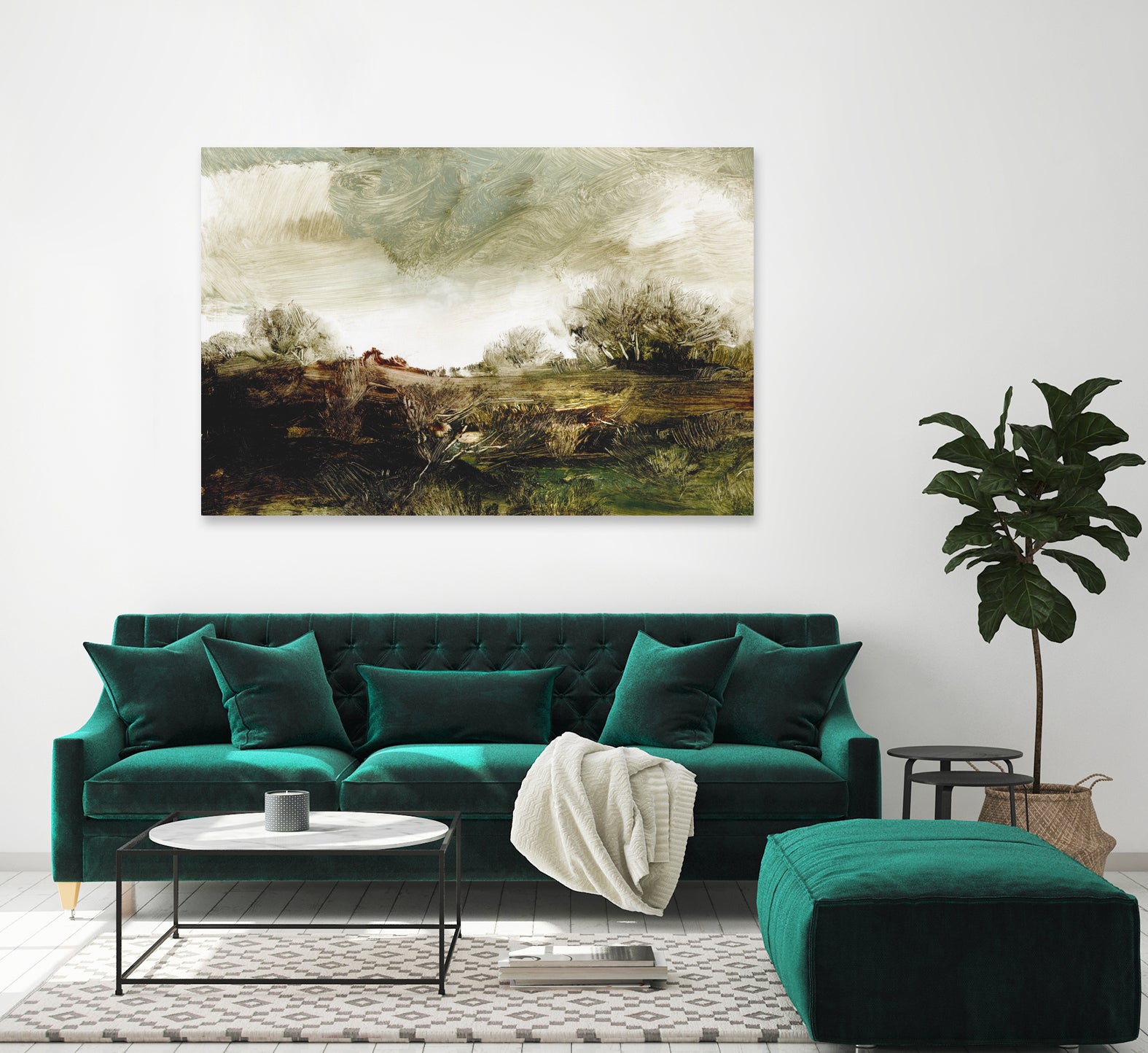 Hound Tor by Dan Hobday on GIANT ART - landscape painting