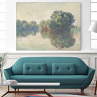 The Seine At Giverny (1897) by Claude Monet on GIANT ART - paintings painting