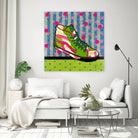 Green Fantasy by David Galan  on GIANT ART - green illustration sneekers