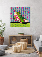 Green Fantasy by David Galan  on GIANT ART - green illustration sneekers