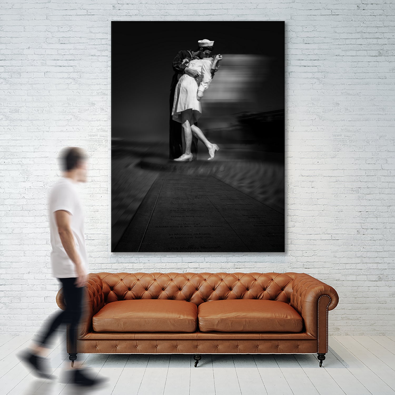 Kissing the War Goodbye by Frank W on GIANT ART - photography