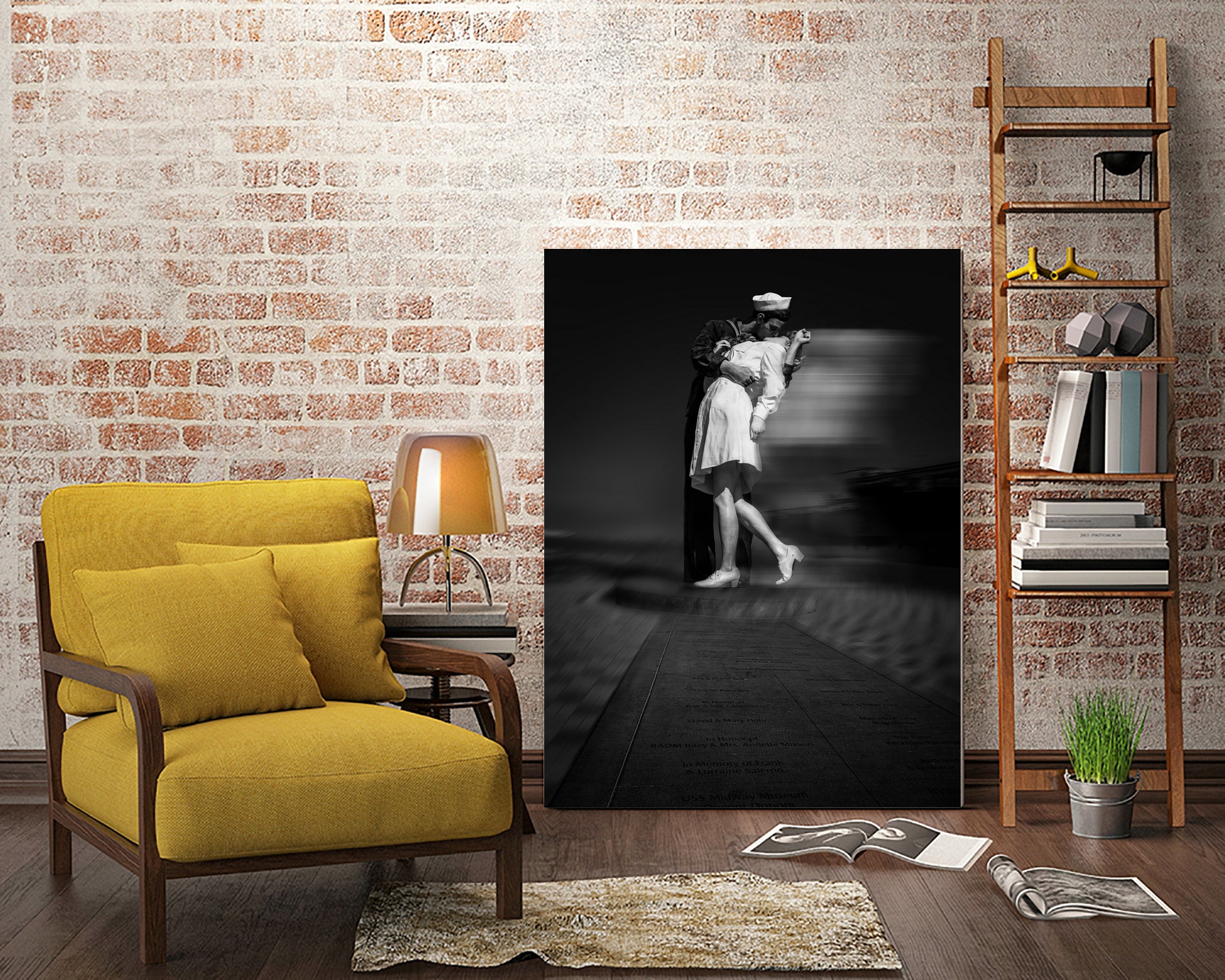 Kissing the War Goodbye by Frank W on GIANT ART - photography