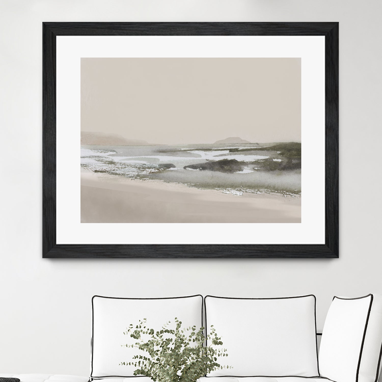 Calm Beach by Dan Hobday on GIANT ART - nature and landscapes nature