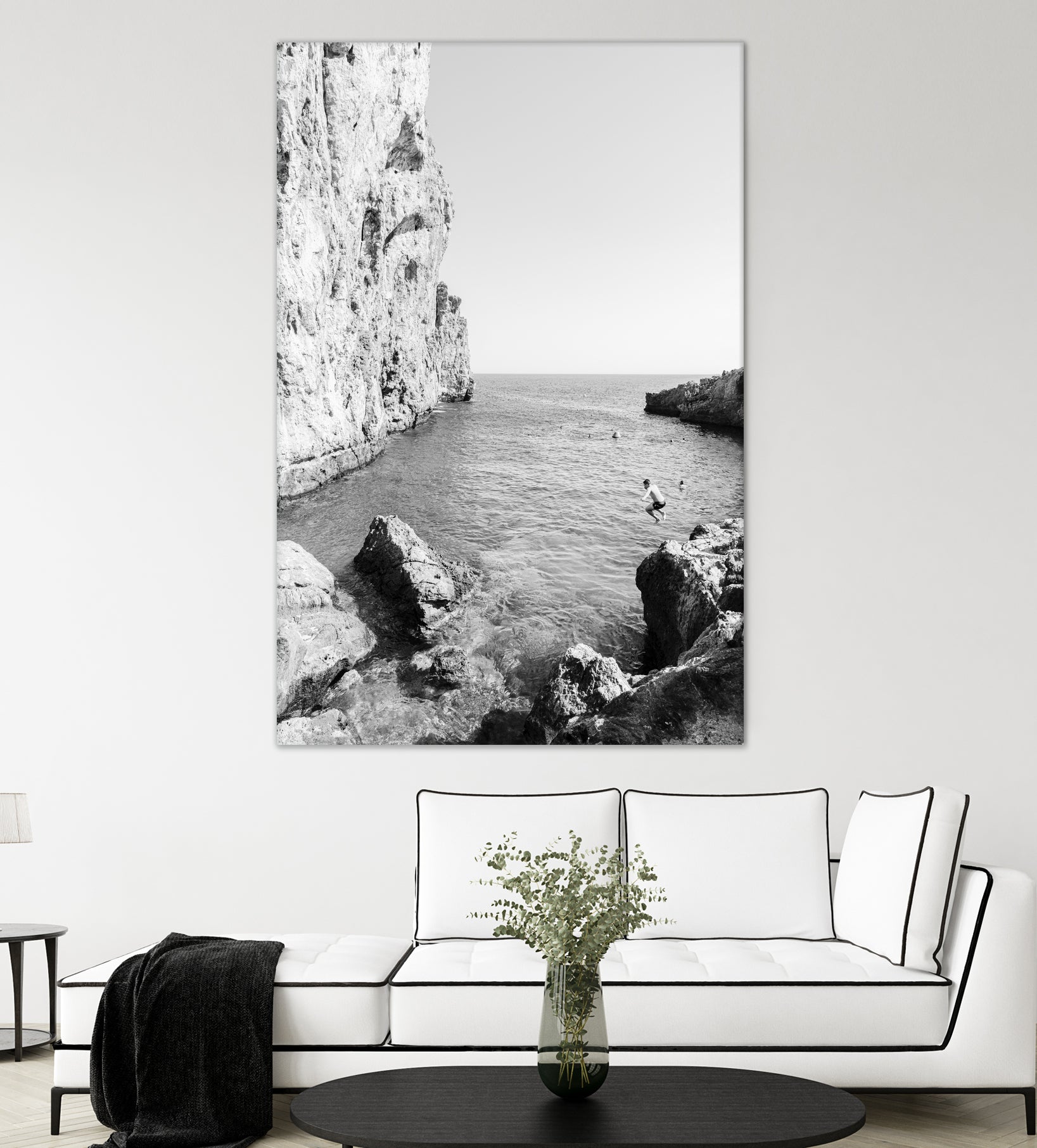 The Dive by Kathrin Pienaar on GIANT ART - black and white landscape black and white
