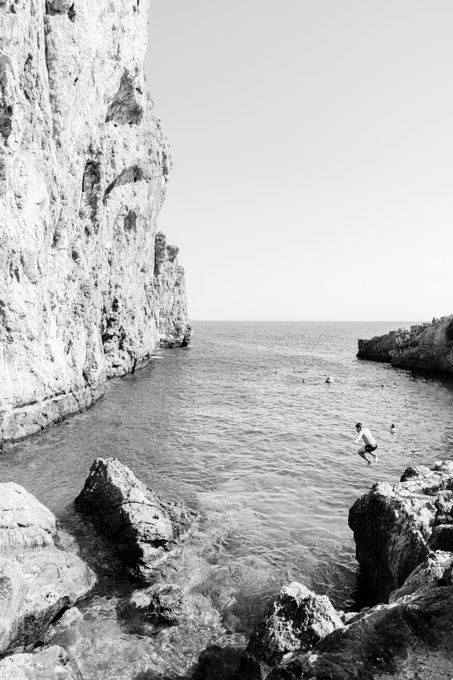 The Dive by Kathrin Pienaar on GIANT ART - black and white landscape black and white