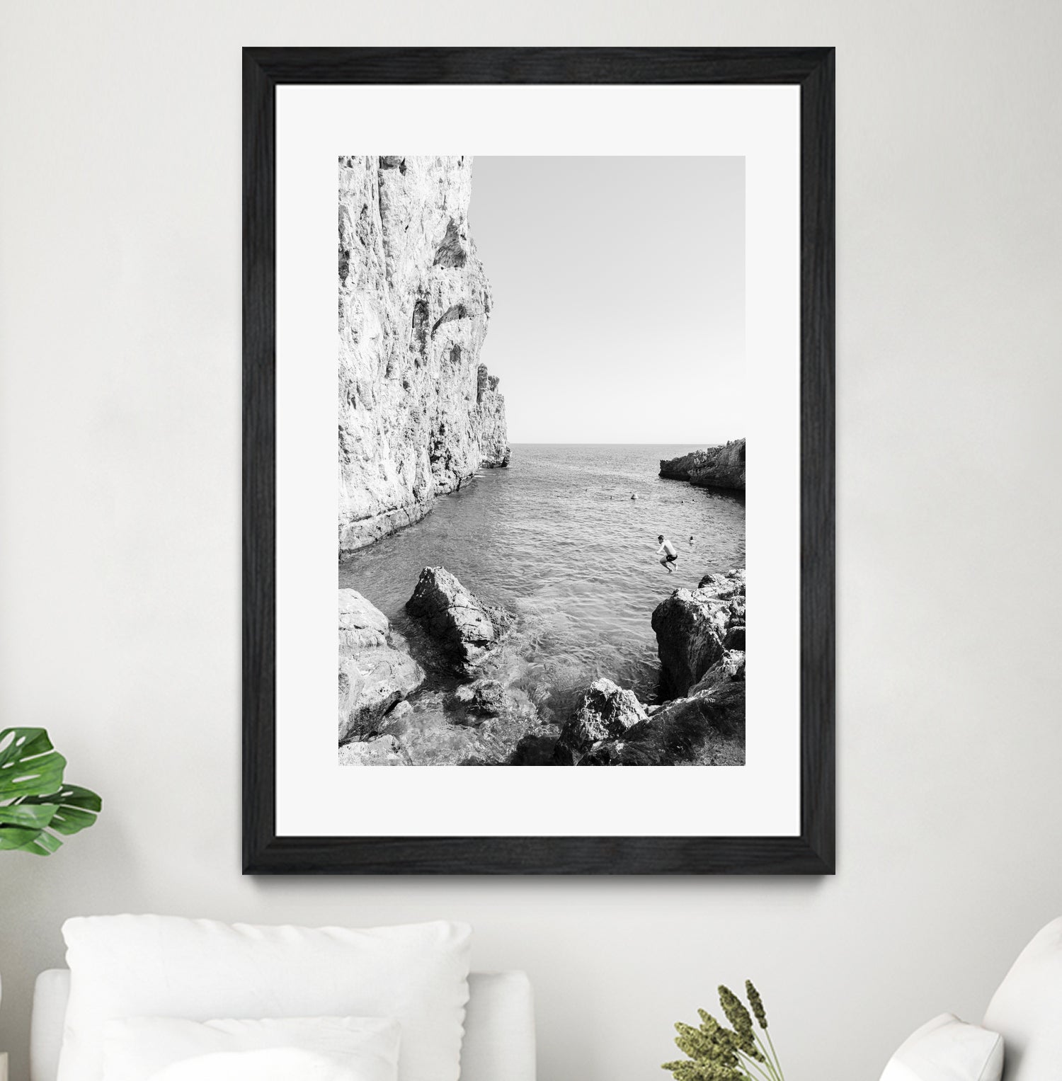 The Dive by Kathrin Pienaar on GIANT ART - black and white landscape black and white