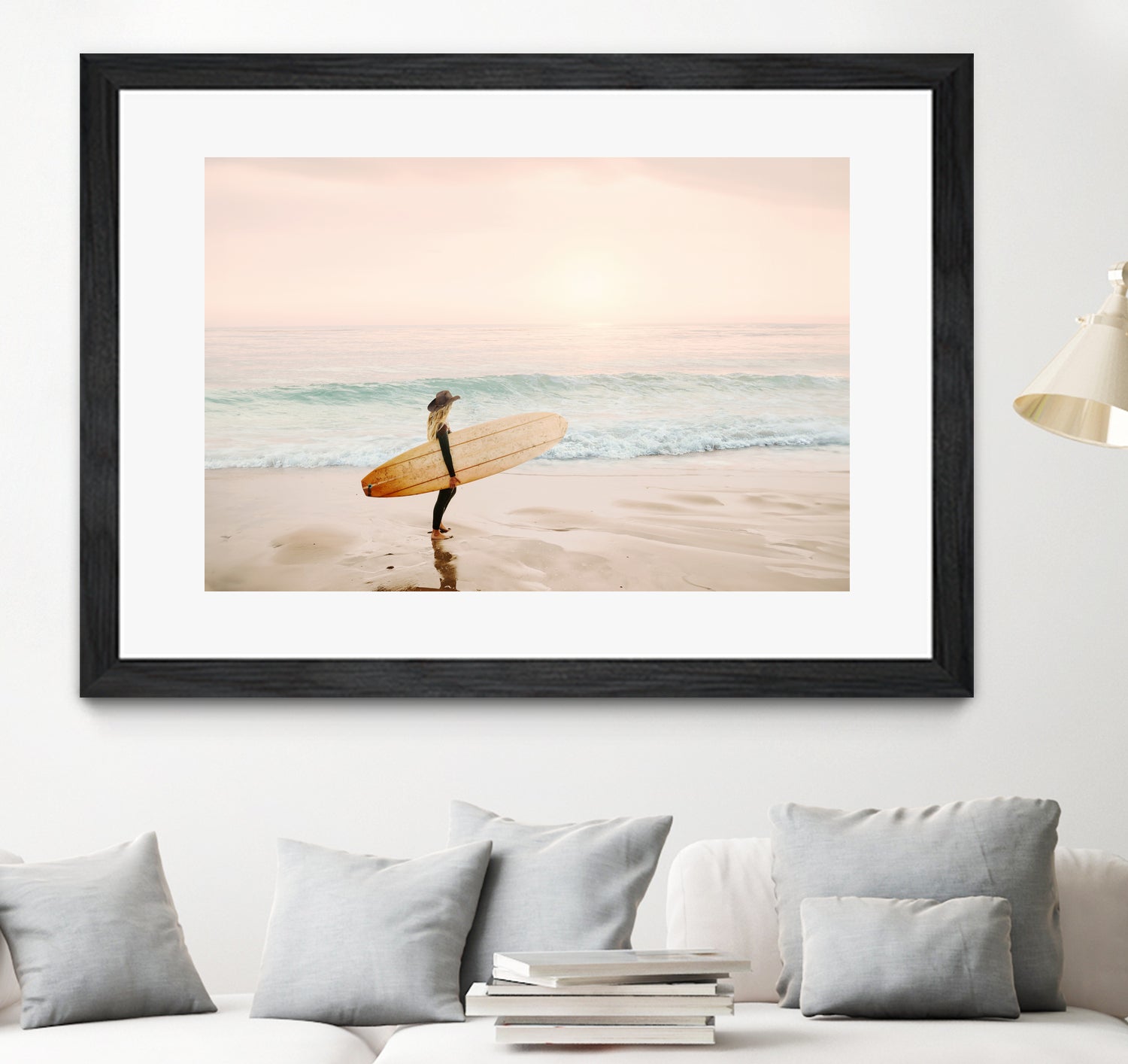 Surfer Cowgirl by Kathrin Pienaar on GIANT ART - outdoor landscape outdoor