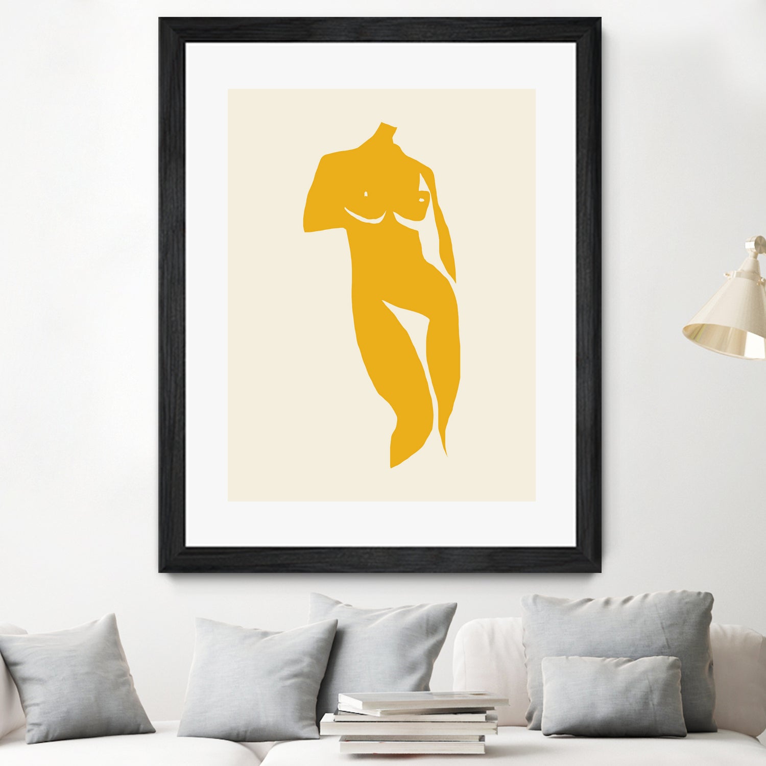 Silhouette Grace by Little Dean on GIANT ART - modern art figurative modern art