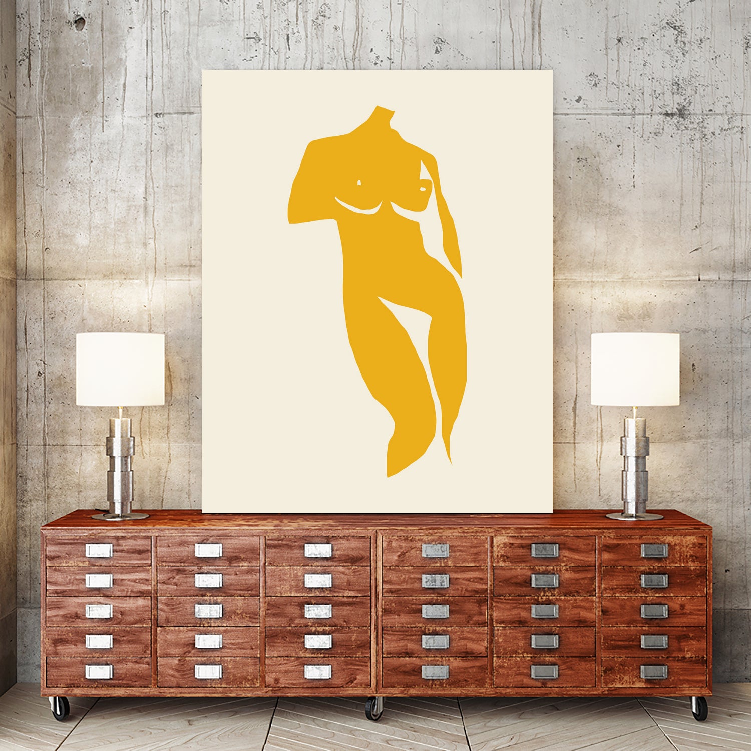 Silhouette Grace by Little Dean on GIANT ART - modern art figurative modern art