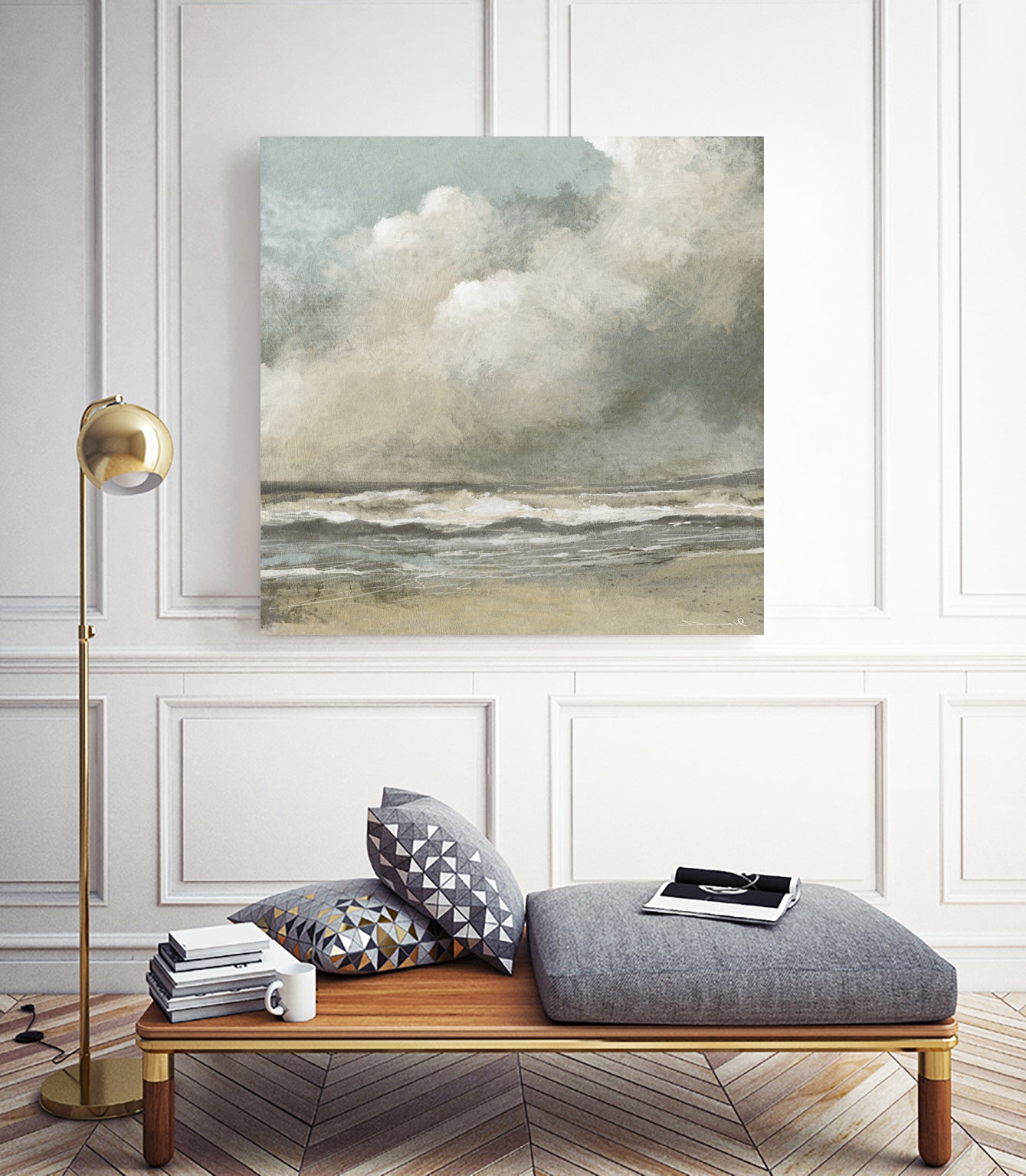 Misty Beach by Dan on GIANT ART - hobday