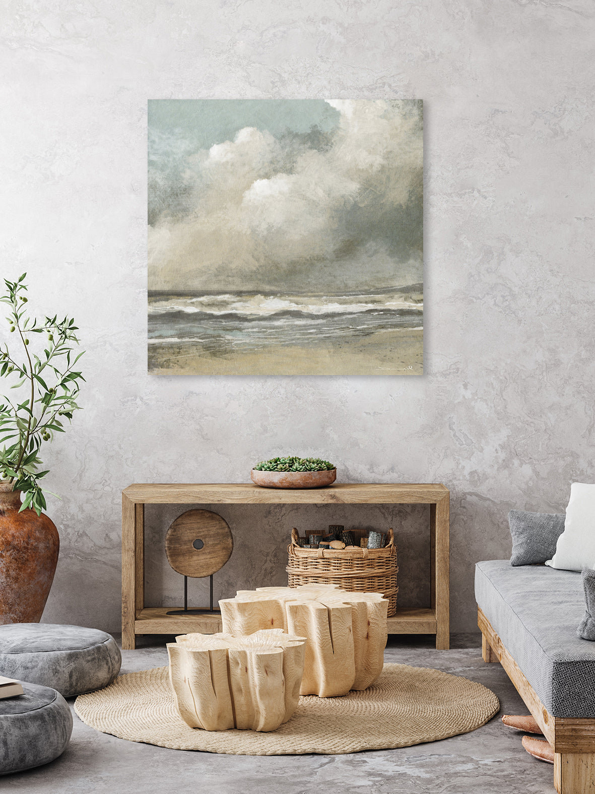 Misty Beach by Dan on GIANT ART - hobday