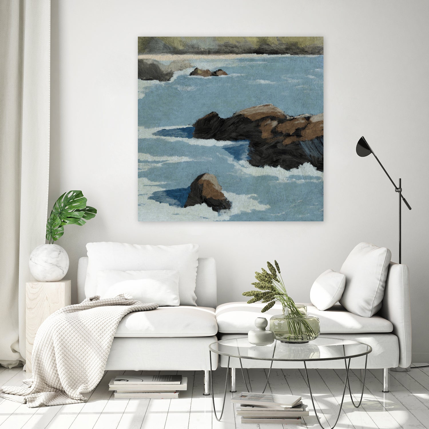 Cliff View by Dan Hobday on GIANT ART - landscape cliffs