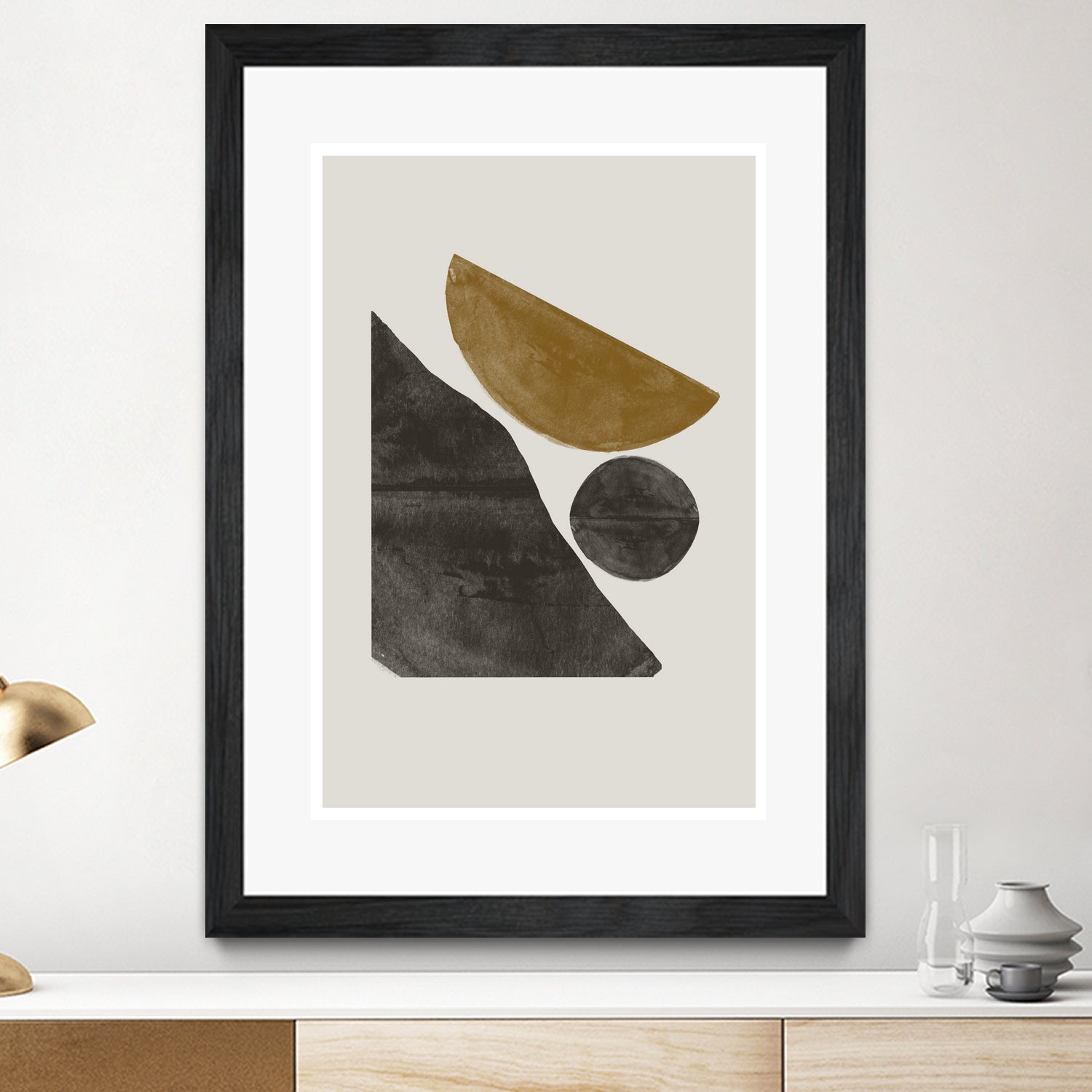 Shapes in Harmony by THE MIUUS STUDIO on GIANT ART - illustration abstract art print