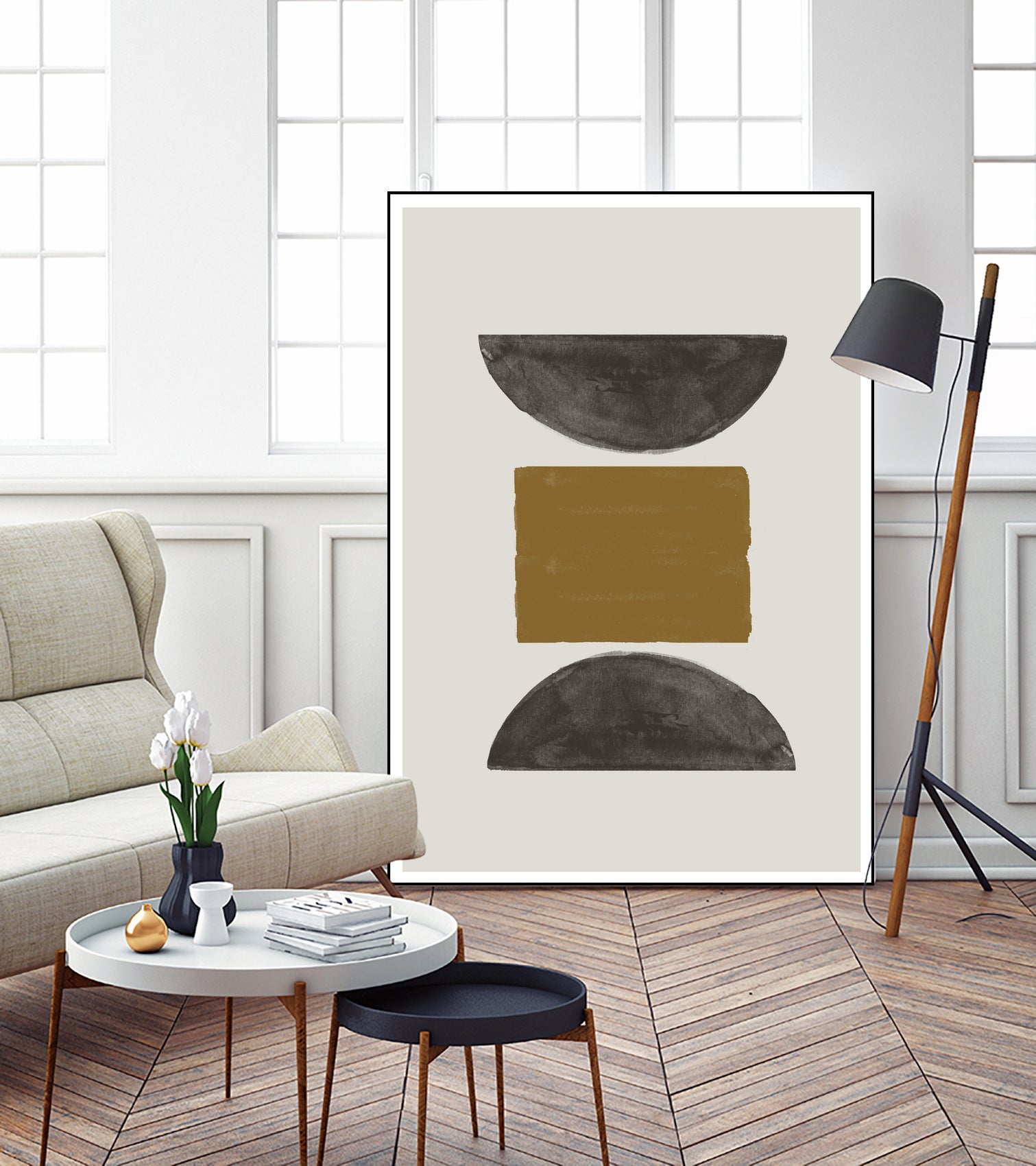 Geometric Harmony by THE MIUUS STUDIO on GIANT ART - illustration abstract art