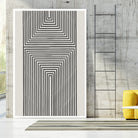 Geometric Echoes by THE MIUUS STUDIO on GIANT ART - 7200 illustration