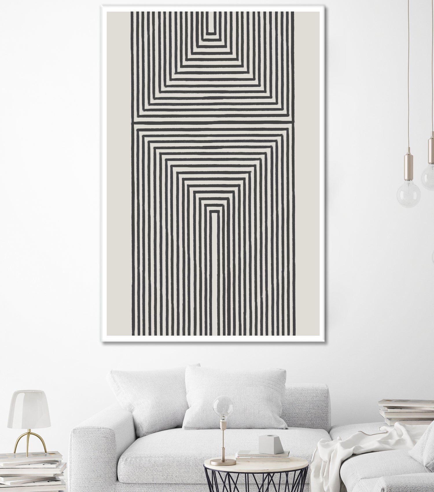 Geometric Echoes by THE MIUUS STUDIO on GIANT ART - 7200 illustration
