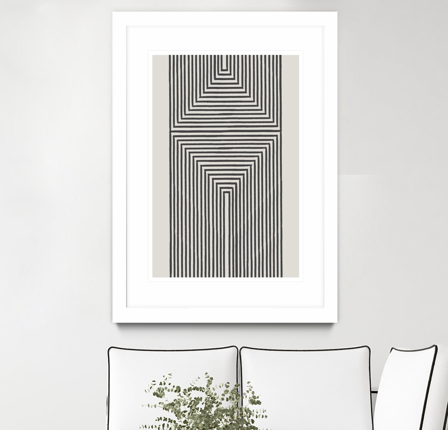 Geometric Echoes by THE MIUUS STUDIO on GIANT ART - 7200 illustration