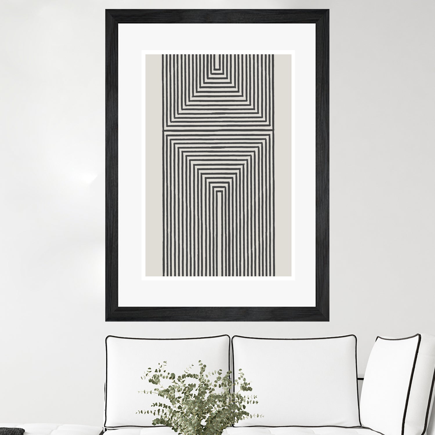 Geometric Echoes by THE MIUUS STUDIO on GIANT ART - 7200 illustration