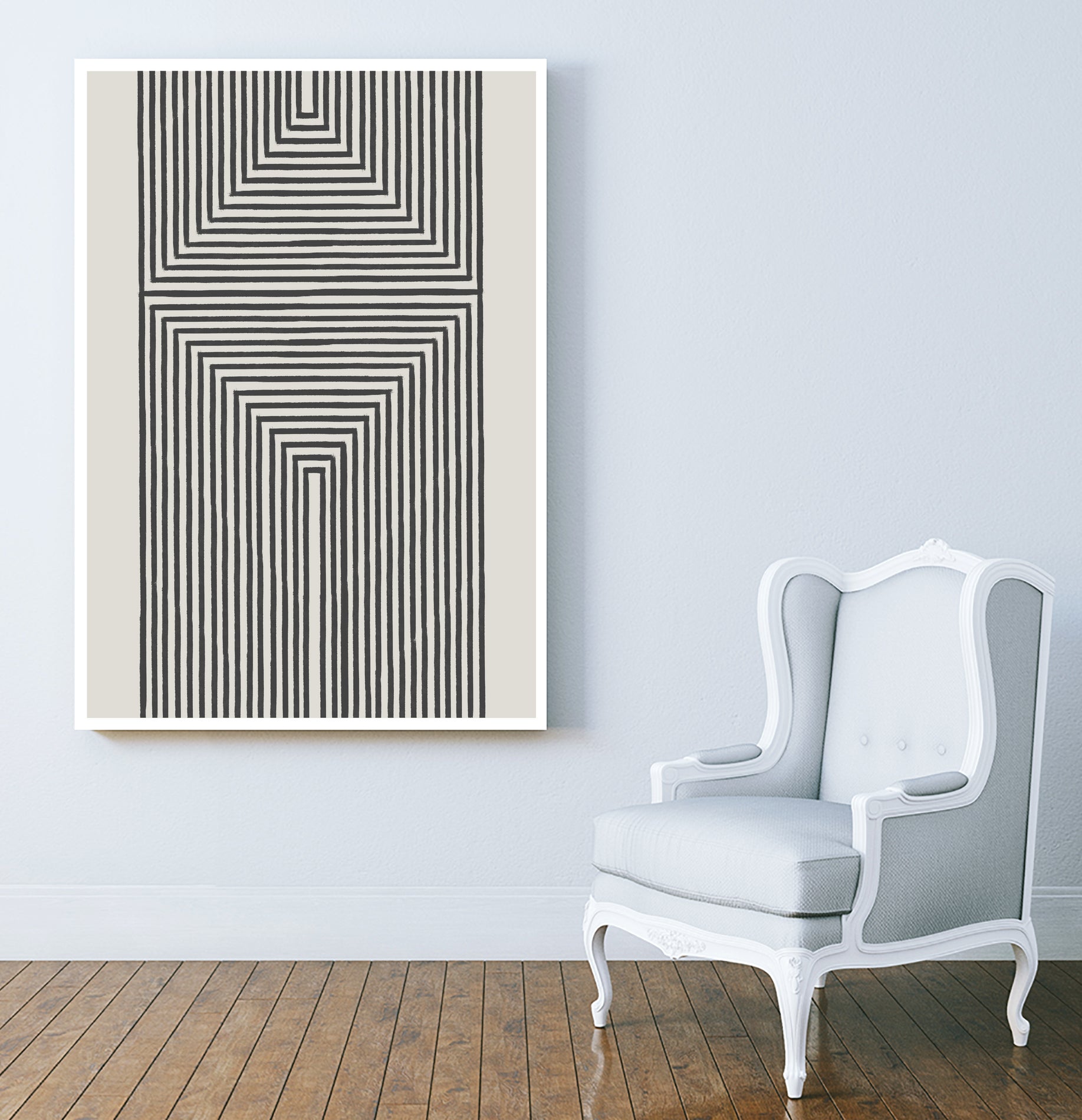 Geometric Echoes by THE MIUUS STUDIO on GIANT ART - 7200 illustration