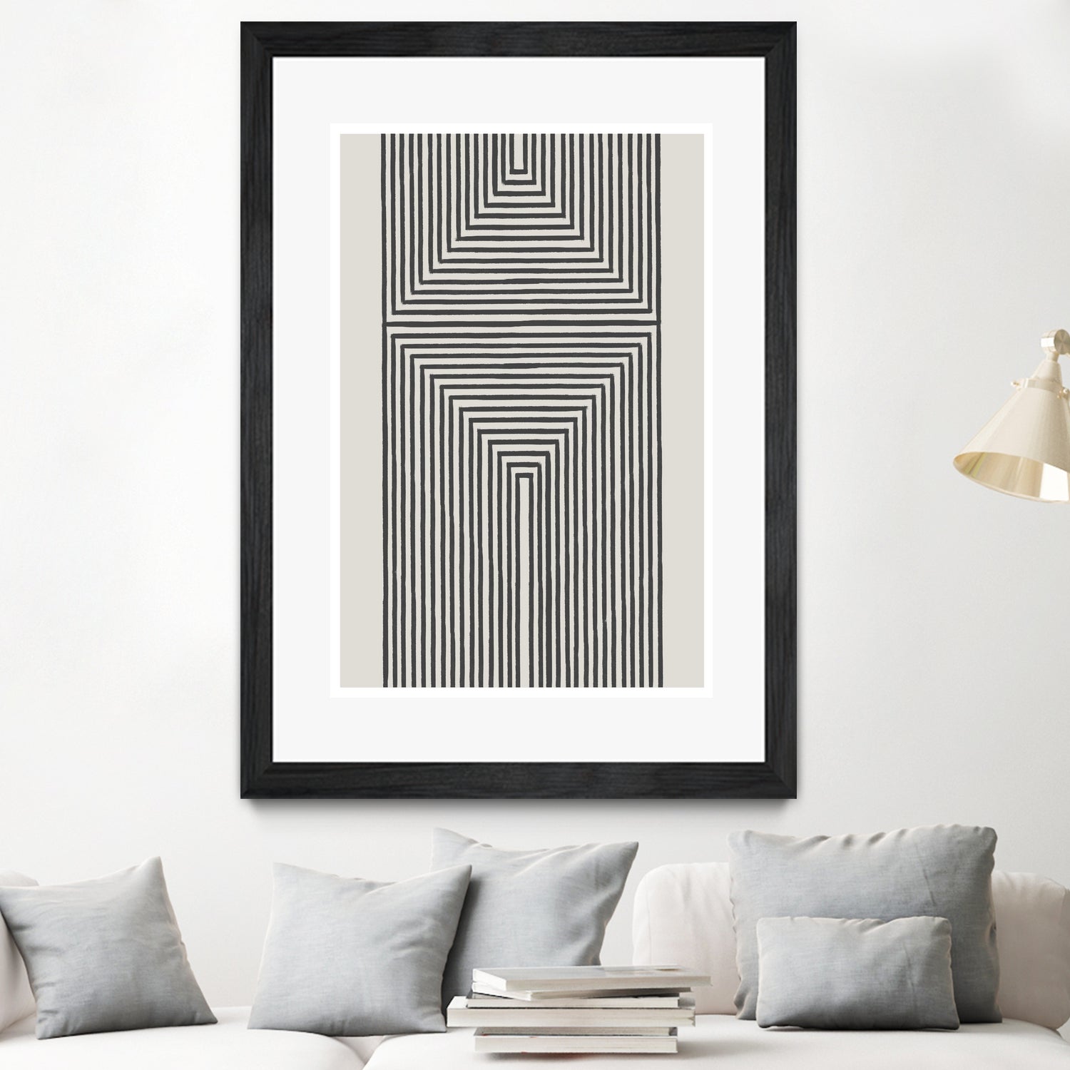 Geometric Echoes by THE MIUUS STUDIO on GIANT ART - 7200 illustration