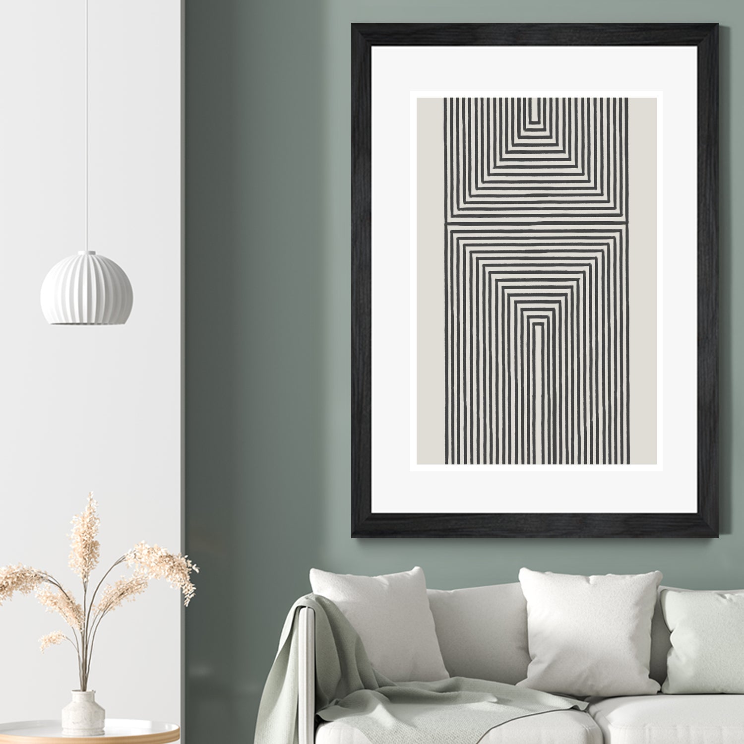 Geometric Echoes by THE MIUUS STUDIO on GIANT ART - 7200 illustration