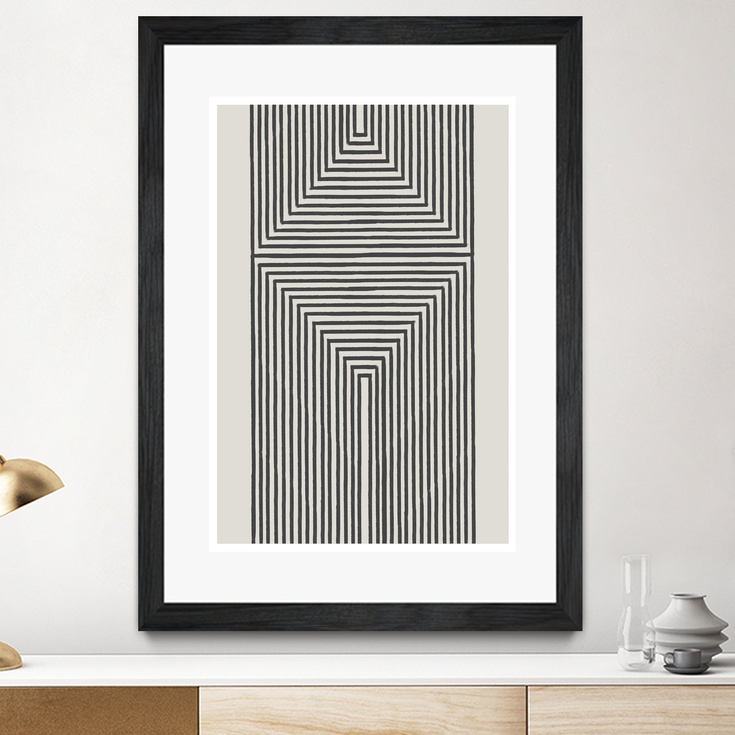 Geometric Echoes by THE MIUUS STUDIO on GIANT ART - 7200 illustration