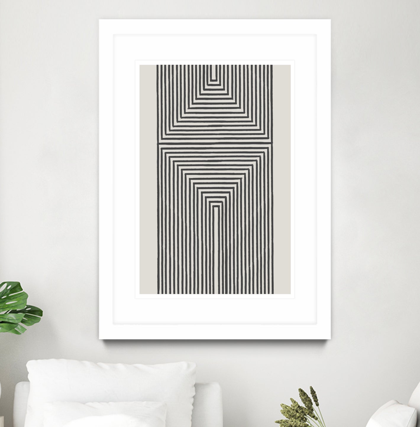 Geometric Echoes by THE MIUUS STUDIO on GIANT ART - 7200 illustration