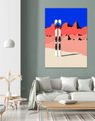 Ski Alpin by Rosi Feist on GIANT ART - nature and landscapes painting