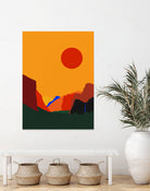 Yosemite Valley 23 by Rosi Feist on GIANT ART - illustration orange