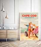 Cape Cod Massachusetts Summer Beach Art by The Whiskey Ginger on GIANT ART - figurative blonde