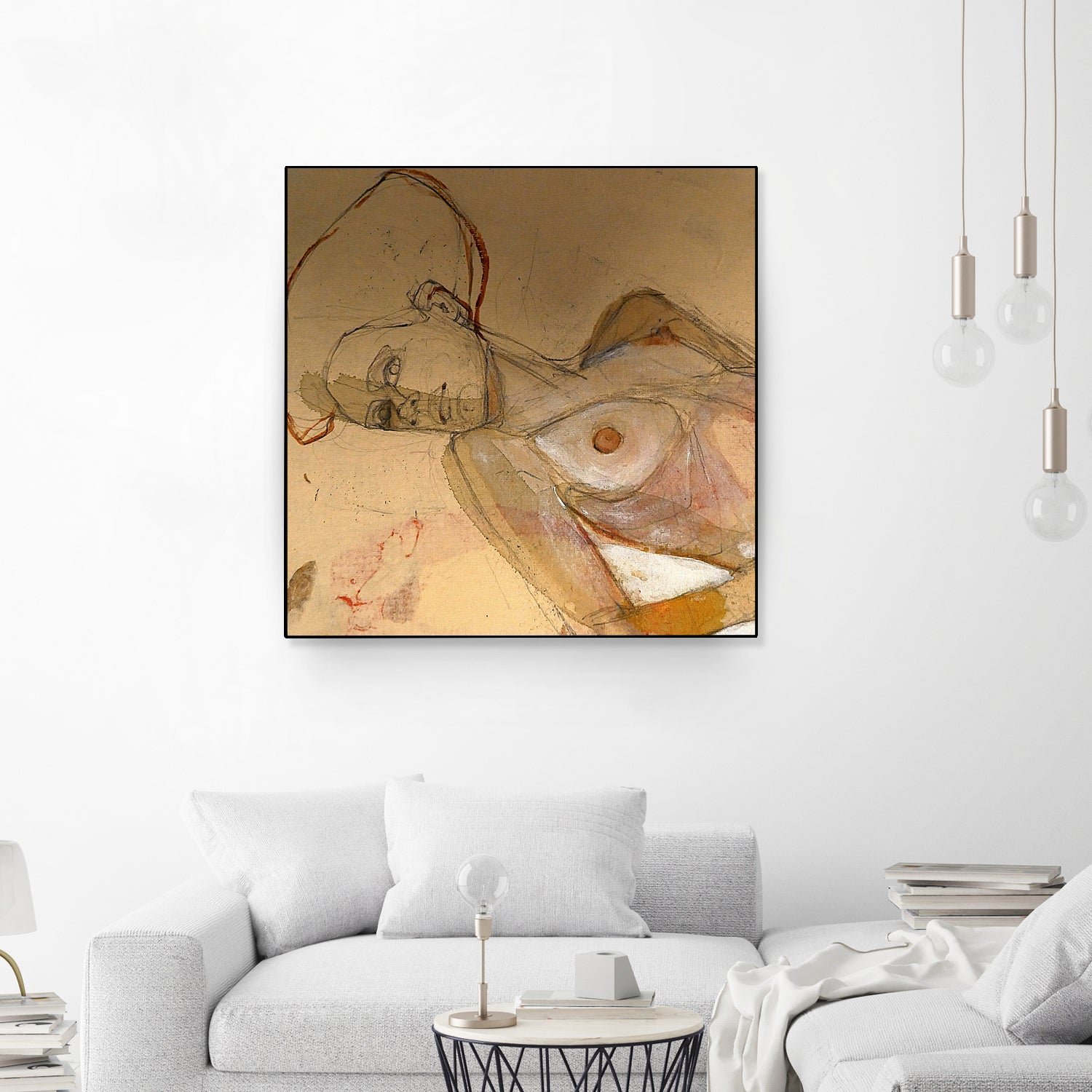 Egon Schiele Tribute by Doris Schmitz on GIANT ART - 3393 illustration